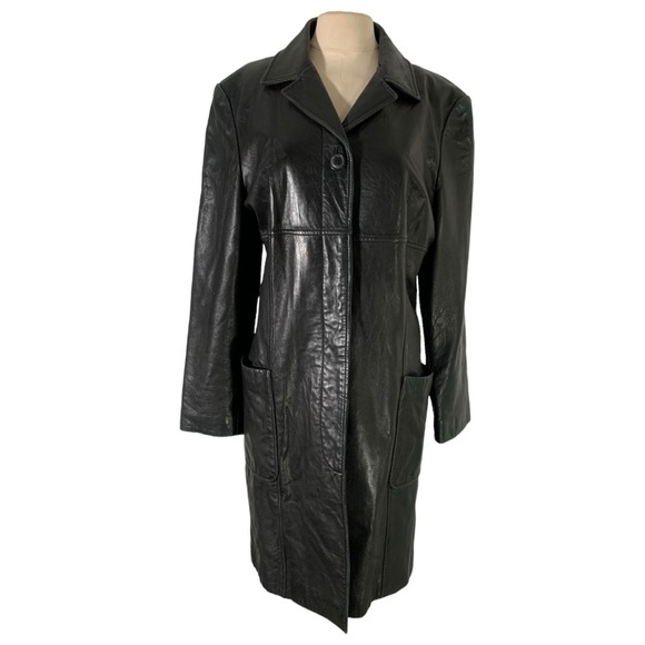 Vintage Express Leather Jacket Size Large - Picture 1 of 11